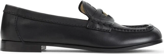 Miu Miu Logo-Embossed Slip-On Loafers