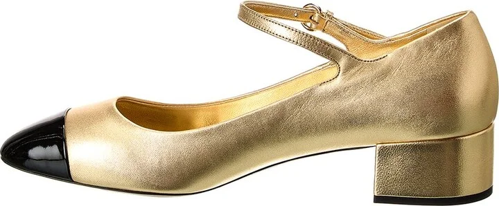 Miu Miu Logo Leather Pump - Image 2