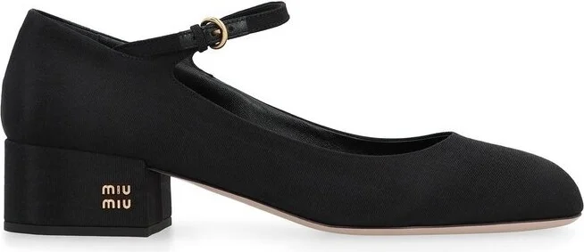 Miu Miu Logo-Lettering Pumps