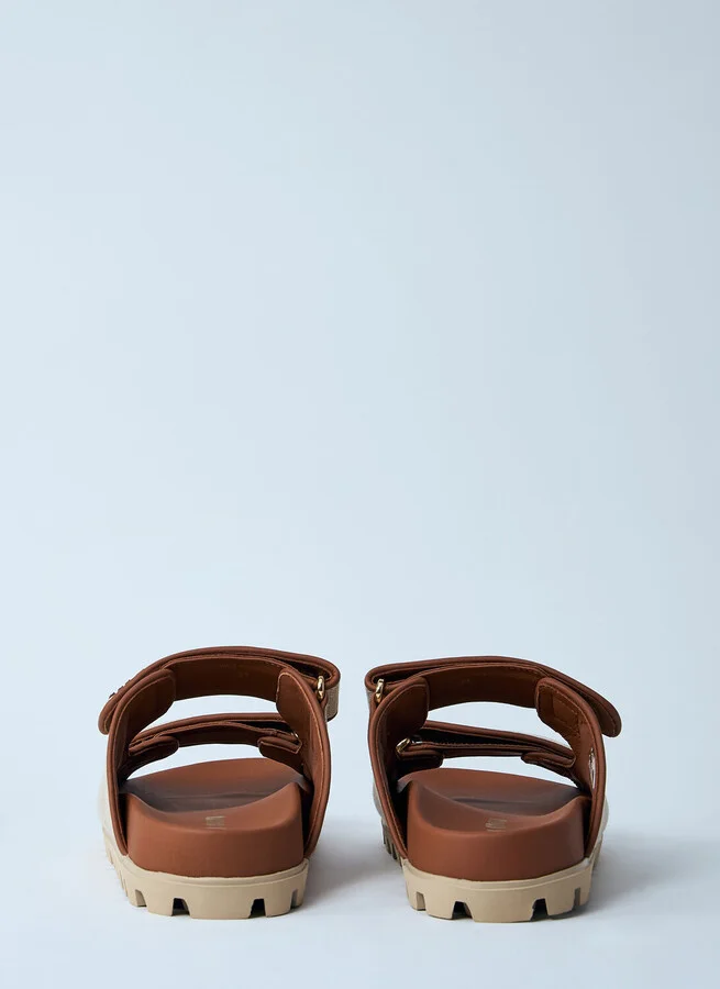 Miu Miu Logo Motif Slides - Woman Sandals Natural Eu - 38 - Image 5