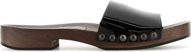 Miu Miu Logo-Printed Slides