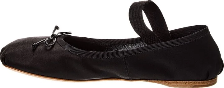 Miu Miu Logo Satin Flat - Image 2