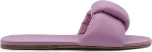 Miu Miu Padded Slip-On Sandals