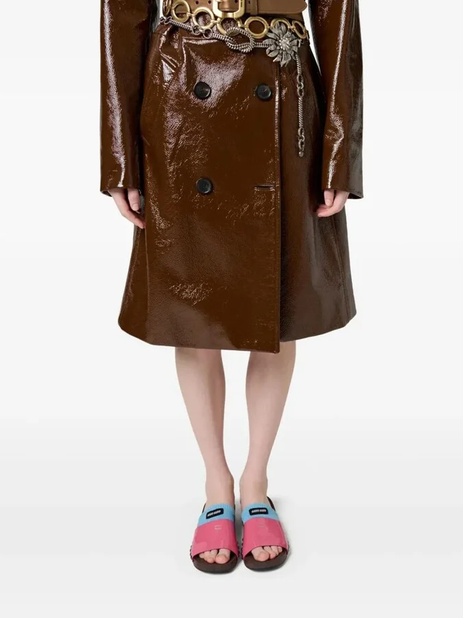 Miu Miu Patent Leather Clogs - Image 2
