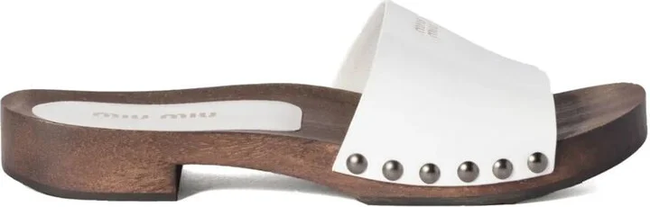 Miu Miu Patent Leather Clogs