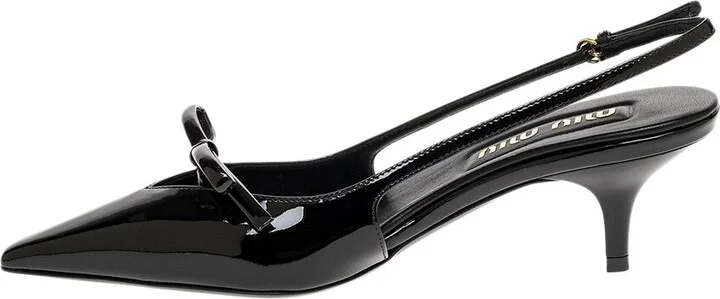 Miu Miu Patent Slingback Pump - Image 2