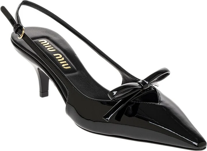 Miu Miu Patent Slingback Pump