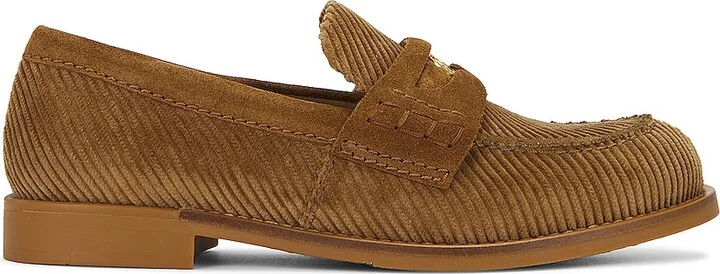 Miu Miu Penny Loafer in Brown