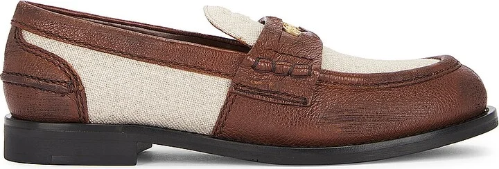 Miu Miu Penny Loafer in Brown