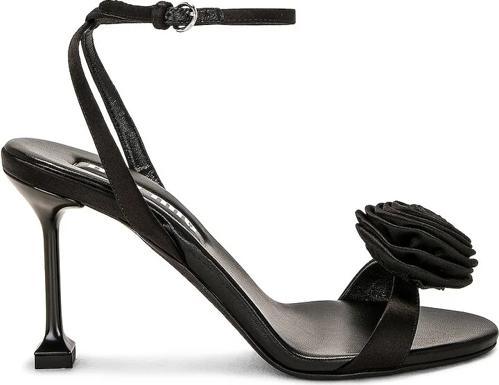 Miu Miu Raso Sandal in Black