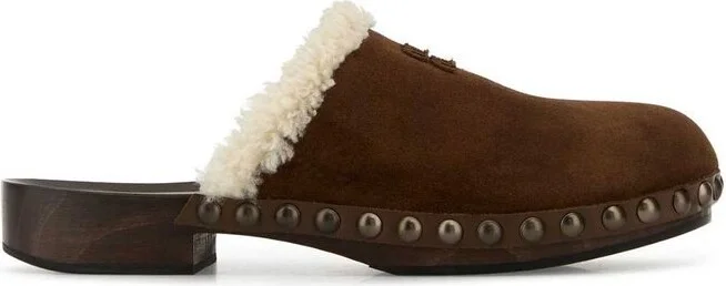 Miu Miu Round-Toe Clogs