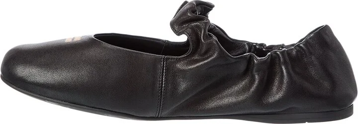 Miu Miu Ruches Leather Ballerina Flat - Image 2