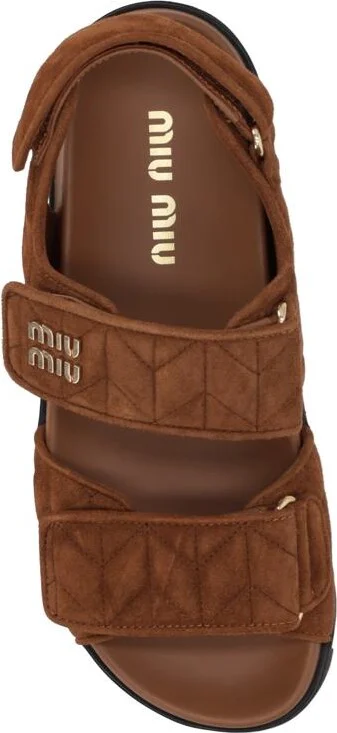 Miu Miu Sandali Camoscio Matelasse' - Image 4
