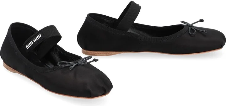Miu Miu Satin Ballet Flats - Image 3