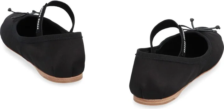 Miu Miu Satin Ballet Flats - Image 4