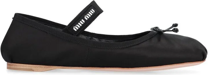 Miu Miu Satin Ballet Flats