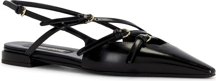 Miu Miu Slingback Flat in Black - Image 2