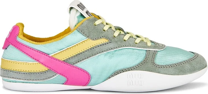 Miu Miu Sneaker in Sage,Teal