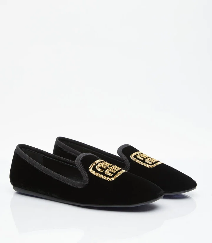Miu Miu Velvet Slipper Loafers - Woman Flats Brown Eu - 40 - Image 3