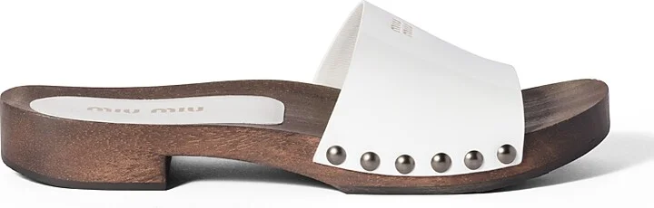 Miu Miu Women's Clog Slide Sandals