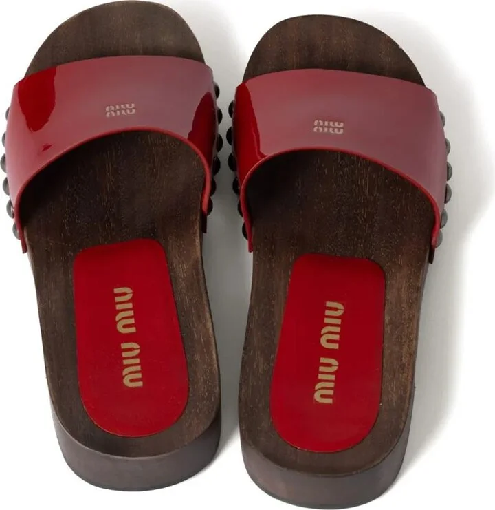 Miu Miu Zoccoli Vernice - Image 3
