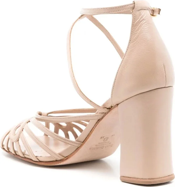 Miuccia 75mm bow-detail sandals - Image 3