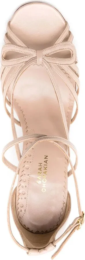 Miuccia 75mm bow-detail sandals - Image 4