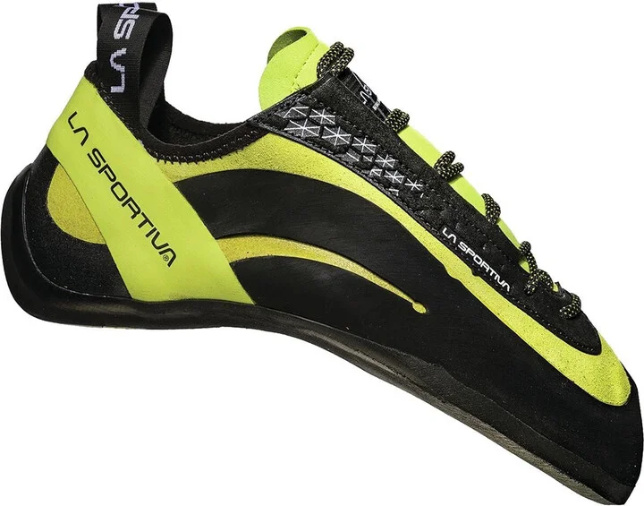 Miura Men's 7.5 Black Green Lace Up Athletic Climbing Shoes EEE4197