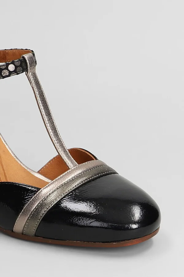Miver Pumps In Black Leather - Image 5