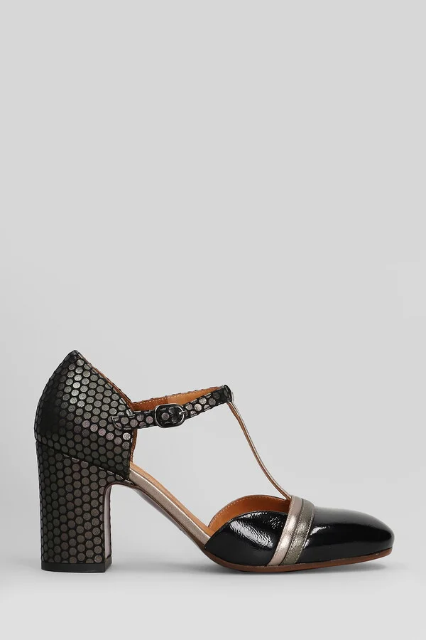 Miver Pumps In Black Leather