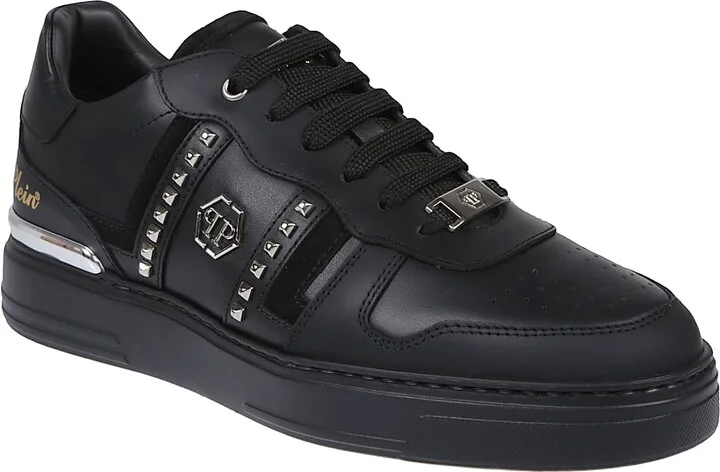 Mix Cut Studs Low Top Sneakers - Image 2