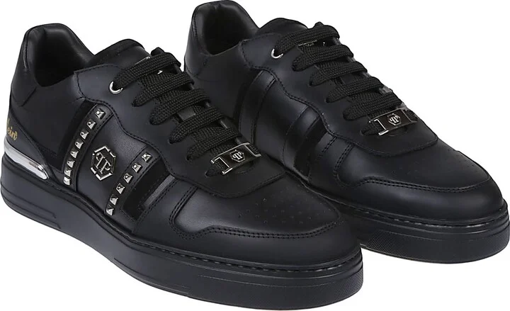 Mix Cut Studs Low Top Sneakers - Image 5