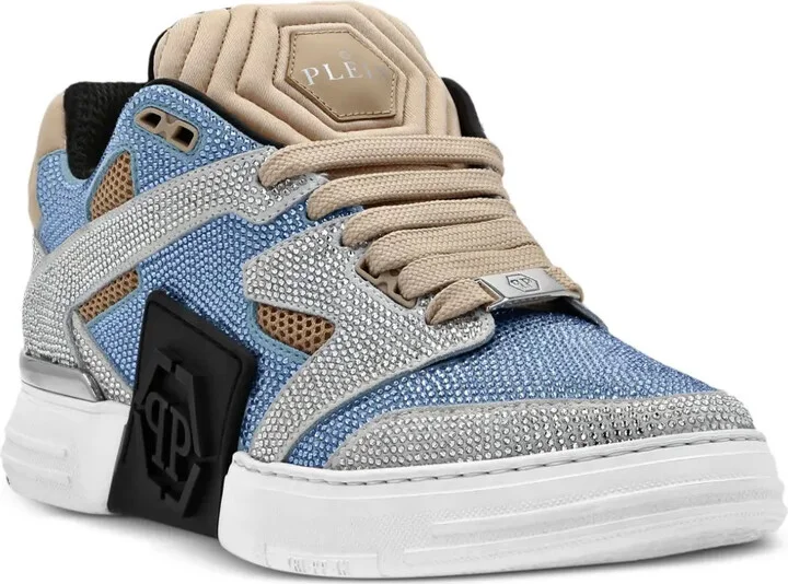 Mix logo-patch sneakers - Image 2