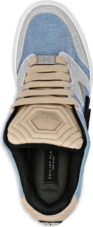 Mix logo-patch sneakers - Image 4