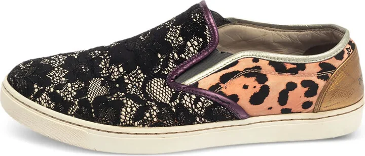 Mix-Print Sneakers