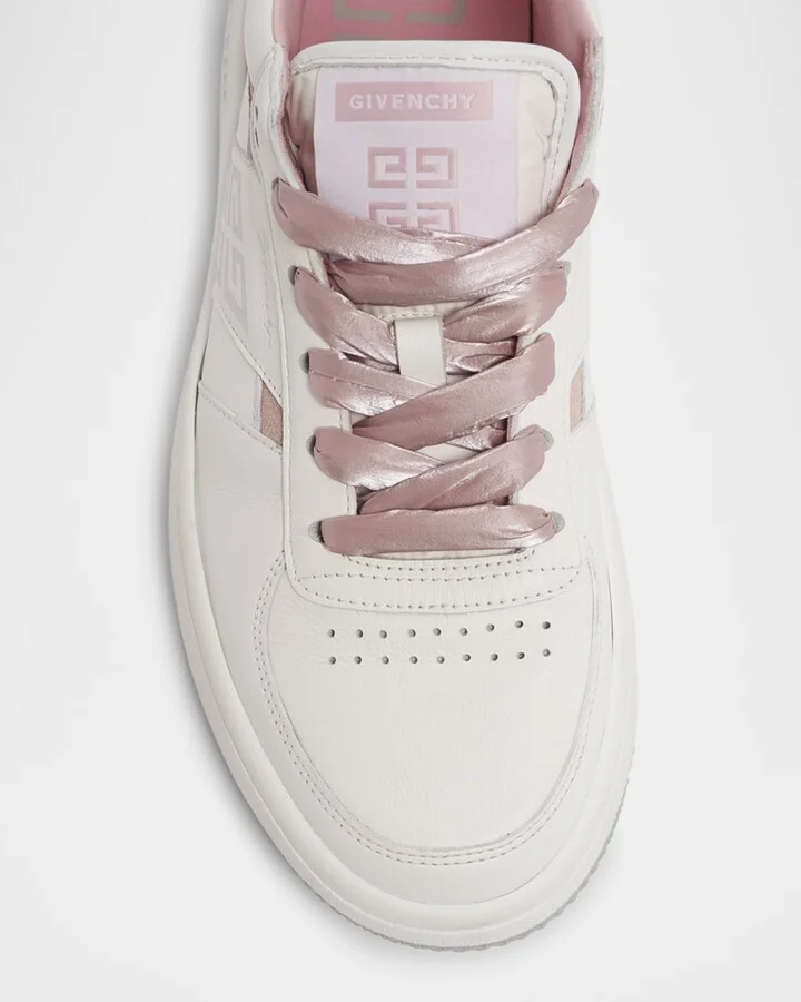 Mixed Leather 4G Low-Top Sneakers - Image 3