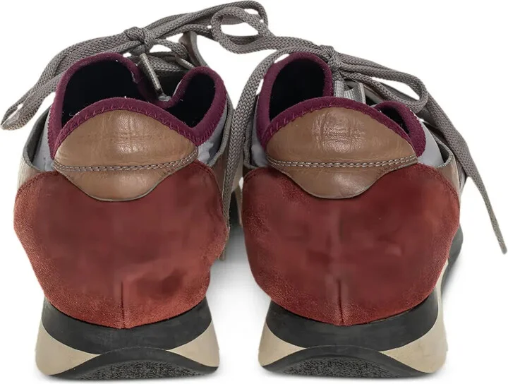 Mixed-Material Athletic Sneakers - Image 4