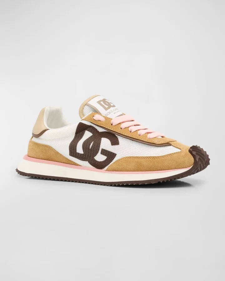 Mixed-Material DG Cushion Sneakers - Image 10