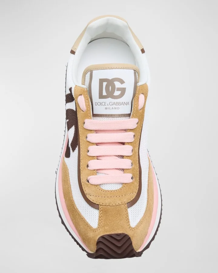 Mixed-Material DG Cushion Sneakers - Image 11
