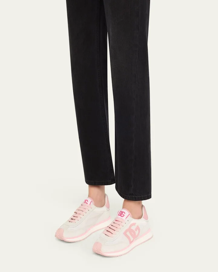 Mixed-Material DG Cushion Sneakers - Image 3