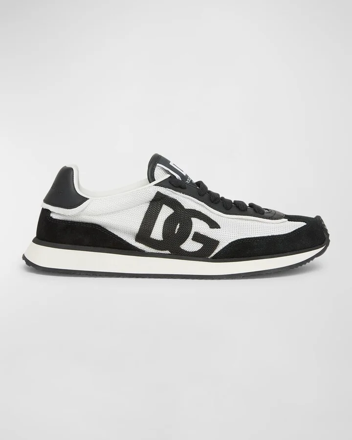 Mixed-Material DG Cushion Sneakers