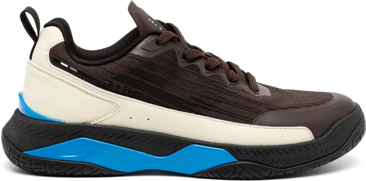 Mixed-material trainers