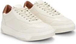 Mixed-material trainers with leather trims- White Women's Sneakers size 7