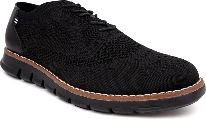 Mixed Media Lace-Up Shoe