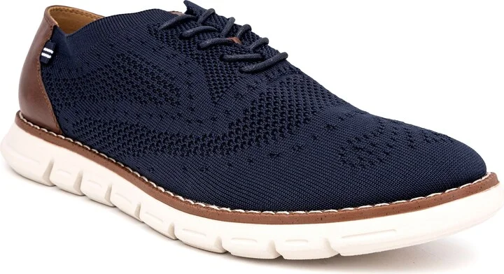 Mixed Media Lace-Up Shoe