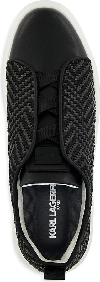 Mixed Media Laceless Sneakers - Image 3