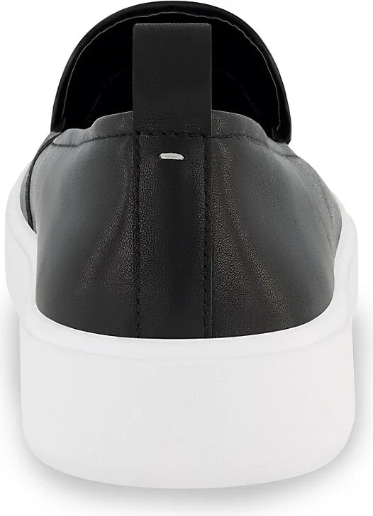 Mixed Media Logo Slip-On Sneakers - Image 4