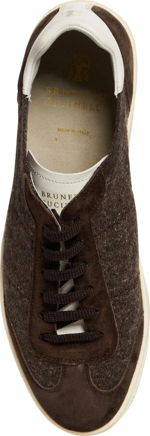 Mixed Media Low Top Sneaker - Image 5