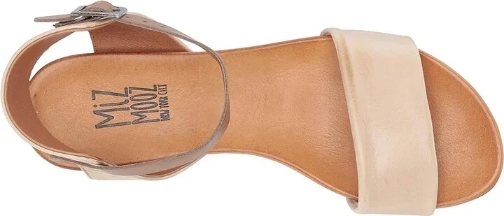 Miz Mooz Alanis Women's Sandals Cream : EU 40 (US Women's 9.5) B - Medium, Leather - Image 3