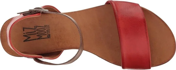 Miz Mooz Alanis Women's Sandals Scarlet : EU 40 (US Women's 9.5) B - Medium, Leather - Image 3